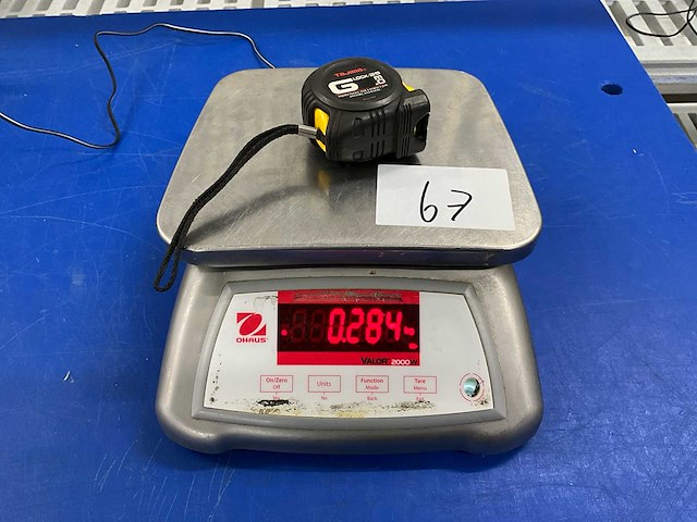 Ohaus valor 2000w weegschaal - afbeelding 4 van  4