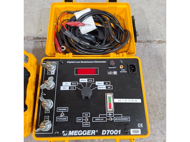 Ohm meetinstrument koffer, megger, d7001 - afbeelding 2 van  6