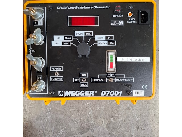 Ohm meetinstrument koffer, megger, d7001 - afbeelding 3 van  6
