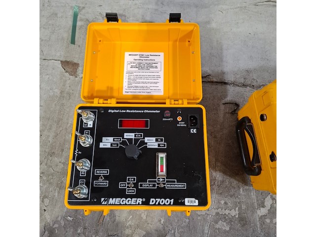 Ohm meetinstrument koffer, megger, d7001 - afbeelding 5 van  6