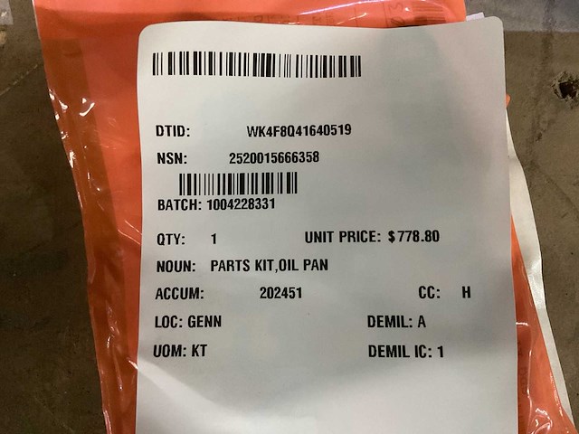 Oil pan - afbeelding 1 van  5