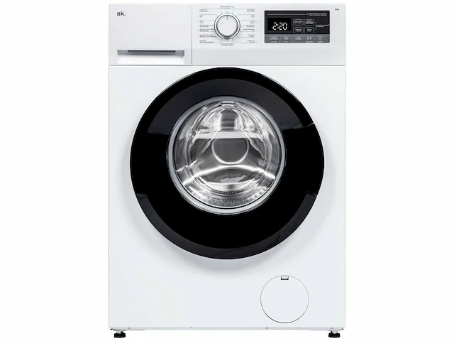 Ok. owm 8136 a-10 inv wasmachine 8 kg 1400 rpm energielabel a wit - afbeelding 1 van  9