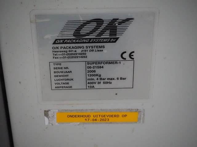 O/k packaging systems bv - afbeelding 8 van  16