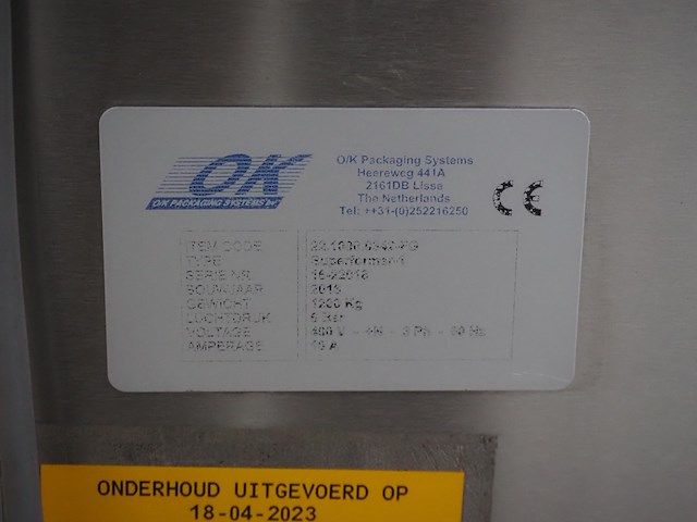 O/k packaging systems bv - afbeelding 9 van  24