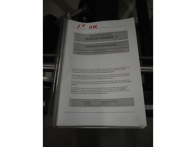 O/k packaging systems bv - afbeelding 9 van  19