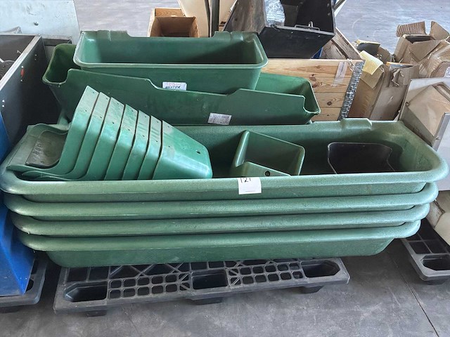 Ok plast kunststof voederbak (7x) - afbeelding 3 van  6