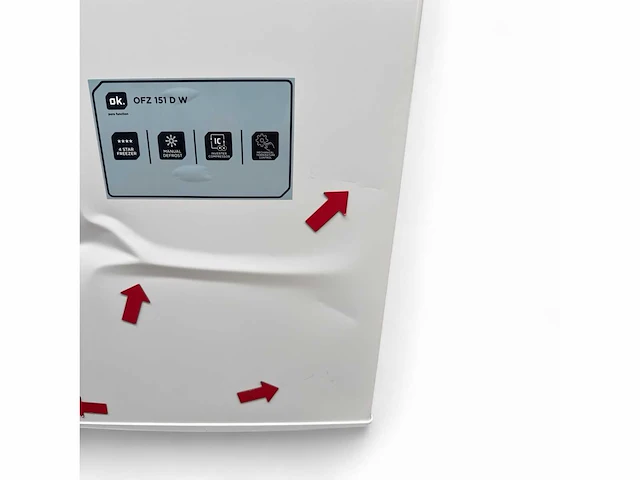 Ok. tafelmodel vriezer ofz 151 d w 60 liter energielabel d - afbeelding 4 van  9