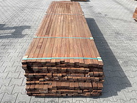 Okan hardhouten regels geschaafd 3350x57x42mm (102x) - afbeelding 1 van  3