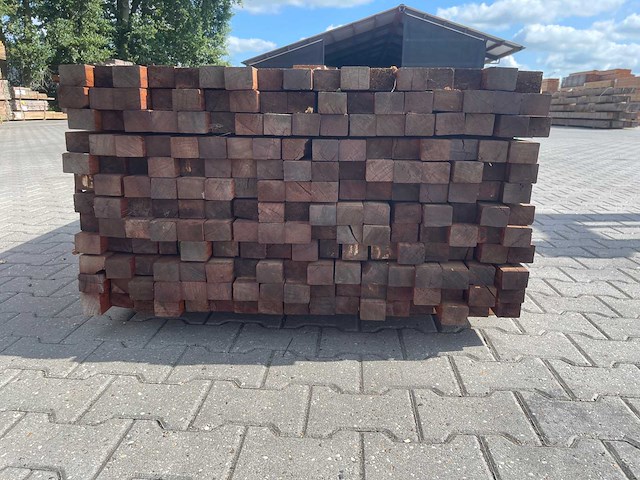 Okan hardhouten regels geschaafd 3350x57x42mm (102x) - afbeelding 3 van  3