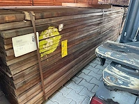 Okan hardhouten regels geschaafd 3350x70x40mm (140x) - afbeelding 2 van  3