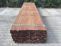 Okan hardhouten regels geschaafd 3950x57x42mm (102x) - afbeelding 1 van  3