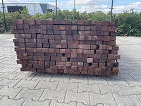 Okan hardhouten regels geschaafd 3950x57x42mm (102x) - afbeelding 3 van  3
