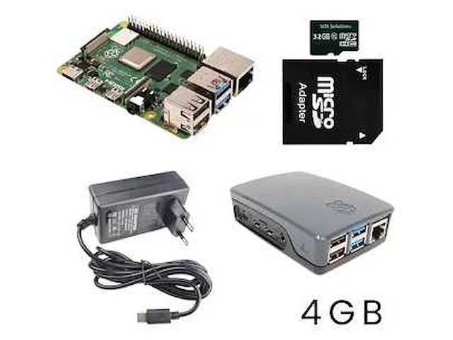 Okdo raspberry pi4 starter kit - afbeelding 1 van  3