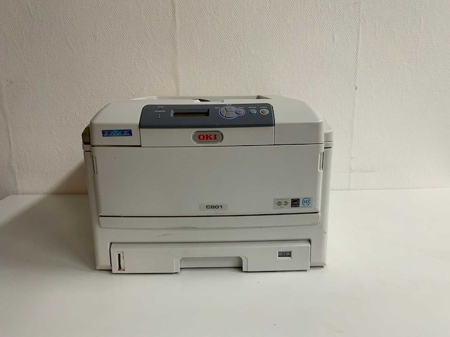 Oki - c801 - kleuren led printer & scanner - afbeelding 1 van  9