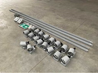 Oktalite - kalo - railverlichting met led spots, noodverlichting en stopcontacten - afbeelding 9 van  17