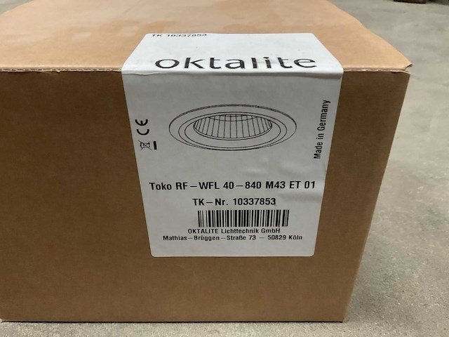 Oktalite toko rf-wfl 40 led inbouw downlighter (5x) - afbeelding 3 van  3