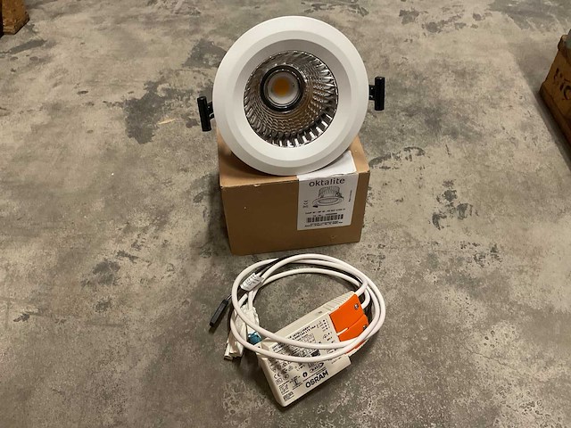 Oktalite tokop rf-mf 60 led inbouw downlighter (6x) - afbeelding 1 van  3