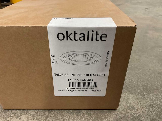 Oktalite tokop rf-mf 70 led inbouw downlighter (9x) - afbeelding 3 van  3