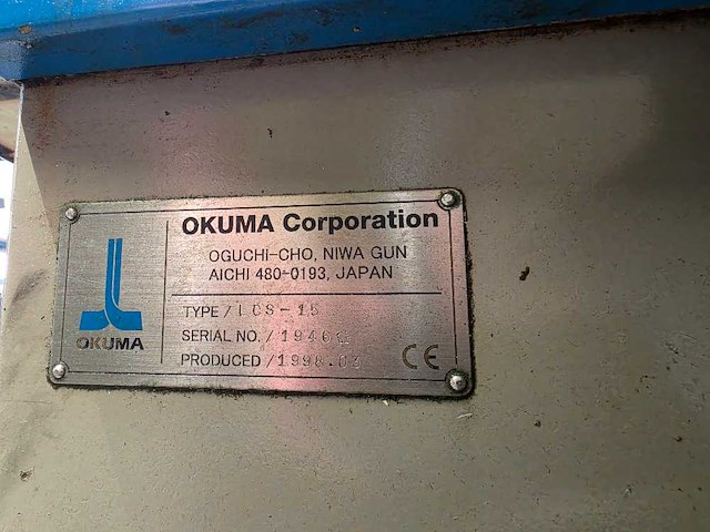 Okuma - 1998 - lcs-15 - cnc-draaibank - afbeelding 5 van  16