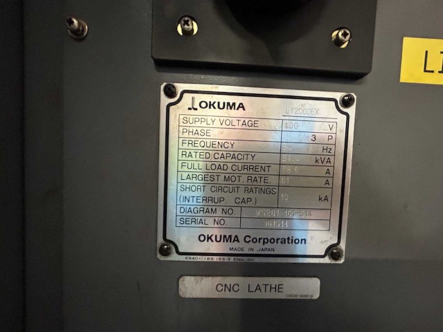 Okuma - 2012 - lt2000ex twin star - cnc universele bewerkingscentra met stafaanvoer - afbeelding 6 van  54