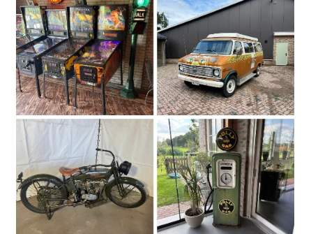 Old-en youngtimers, jukeboxen, flipperkasten & collectables