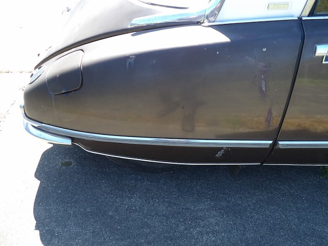 Oldtimer, citroën, ds 23 injection pallas, bruin-metallic, 1974 - afbeelding 67 van  168