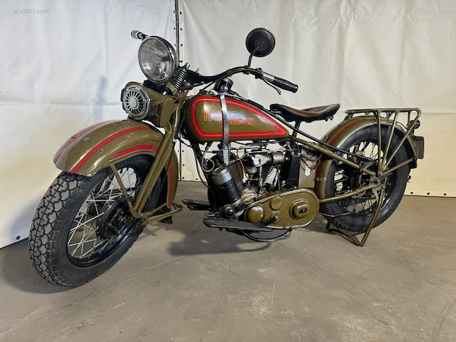 Oldtimer harley davidson dl - afbeelding 1 van  39