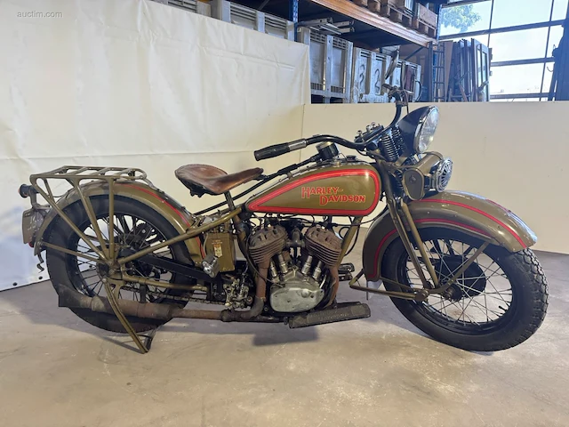 Oldtimer harley davidson dl - afbeelding 12 van  39