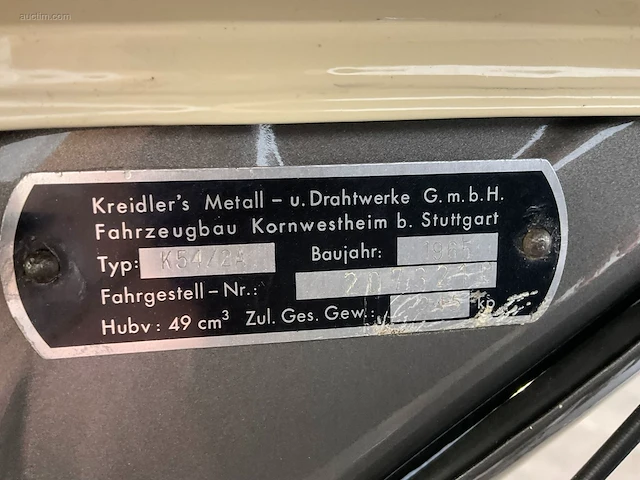 Oldtimer kreidler florett - afbeelding 20 van  27