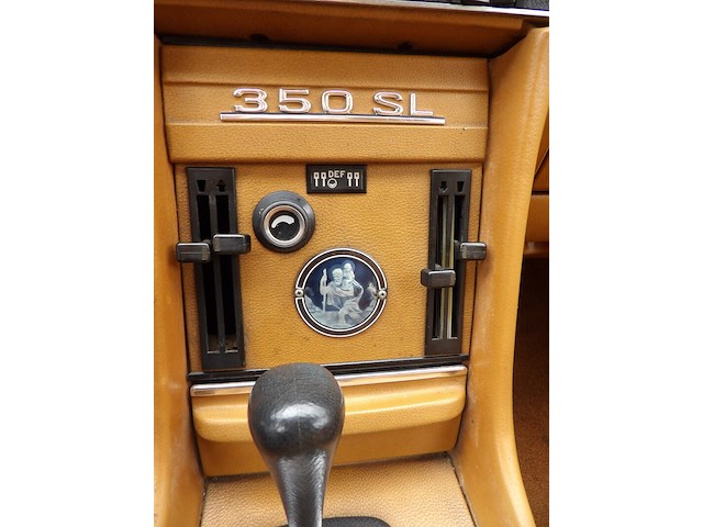 Oldtimer, mercedes-benz, sl-klasse, 350 sl roadster, geel, 1972 - afbeelding 33 van  144