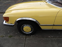 Oldtimer, mercedes-benz, sl-klasse, 350 sl roadster, geel, 1972 - afbeelding 59 van  144