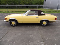 Oldtimer, mercedes-benz, sl-klasse, 350 sl roadster, geel, 1972 - afbeelding 79 van  144