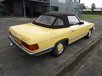 Oldtimer, mercedes-benz, sl-klasse, 350 sl roadster, geel, 1972 - afbeelding 112 van  144