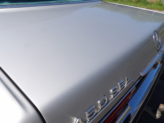 Oldtimer, mercedes-benz, w116 450sel, grijs-metallic, circa 1973 - afbeelding 143 van  191