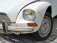 Oldtimer personenauto, citroen, ayb-am dyane 6 commercial, wit, 1969 - afbeelding 2 van  52