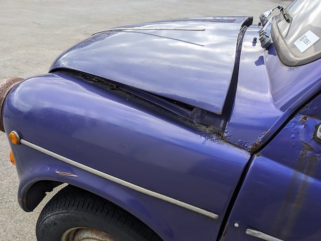 Oldtimer personenauto, fiat, 600l, 1972 - afbeelding 22 van  49