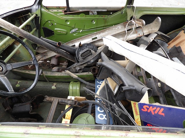 Oldtimer restauratieobject carrosserie, daf, 44, groen, 1974 - afbeelding 4 van  30