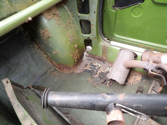 Oldtimer restauratieobject carrosserie, daf, 44, groen, 1974 - afbeelding 6 van  30