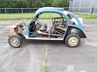 Oldtimer restauratieobject, citroën, 2cv6, blauw, 1981 - afbeelding 1 van  52