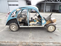 Oldtimer restauratieobject, citroën, 2cv6, blauw, 1981 - afbeelding 45 van  52
