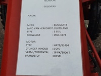 Oldtimer tractor bungarts, e95u, bouwjaar 1964 - afbeelding 18 van  27