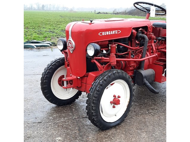 Oldtimer tractor bungarts, e95u, bouwjaar 1964 - afbeelding 12 van  27