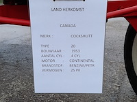 Oldtimer tractor cockshutt, 20, bouwjaar 1953 - afbeelding 17 van  29