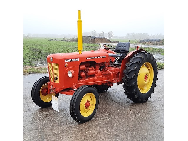 Oldtimer tractor david brown, 770, bouwjaar 1967 - afbeelding 1 van  42