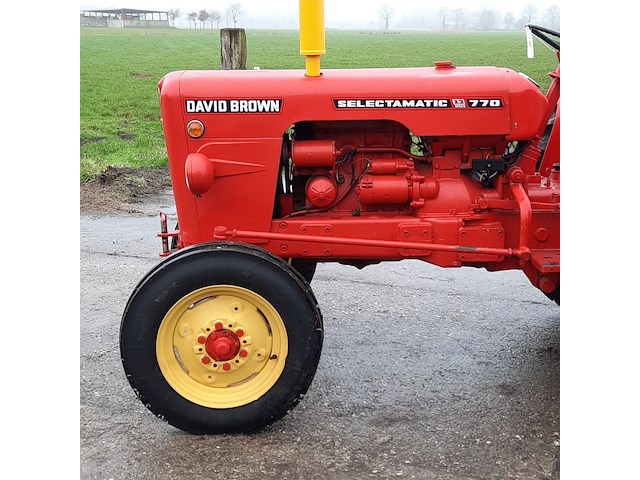 Oldtimer tractor david brown, 770, bouwjaar 1967 - afbeelding 23 van  42