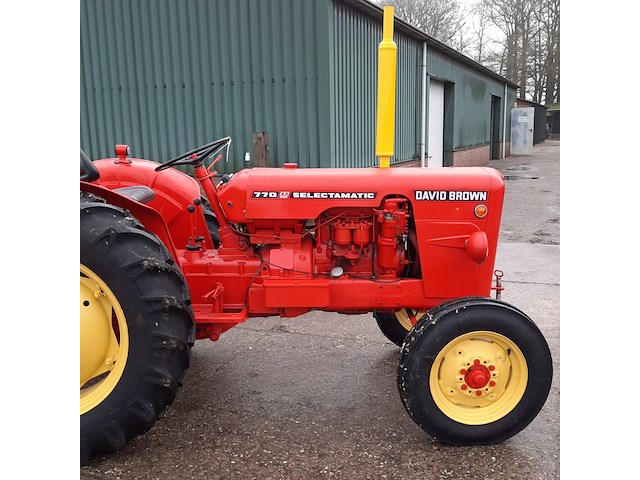 Oldtimer tractor david brown, 770, bouwjaar 1967 - afbeelding 42 van  42