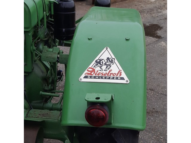Oldtimer tractor fendt , dieselross f12gh, bouwjaar 1953 - afbeelding 19 van  30
