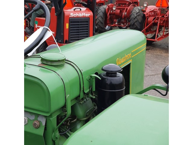 Oldtimer tractor fendt , dieselross f12gh, bouwjaar 1953 - afbeelding 20 van  30