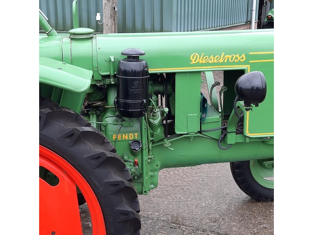 Oldtimer tractor fendt , dieselross f12gh, bouwjaar 1953 - afbeelding 21 van  30