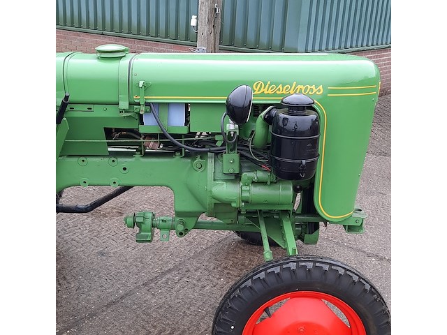 Oldtimer tractor fendt, dieselross fl 114, bouwjaar 1955 - afbeelding 3 van  28